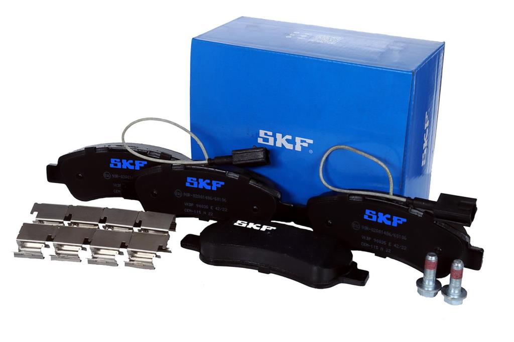 Jeu de 4 plaquettes de frein SKF ref. VKBP 90035 E